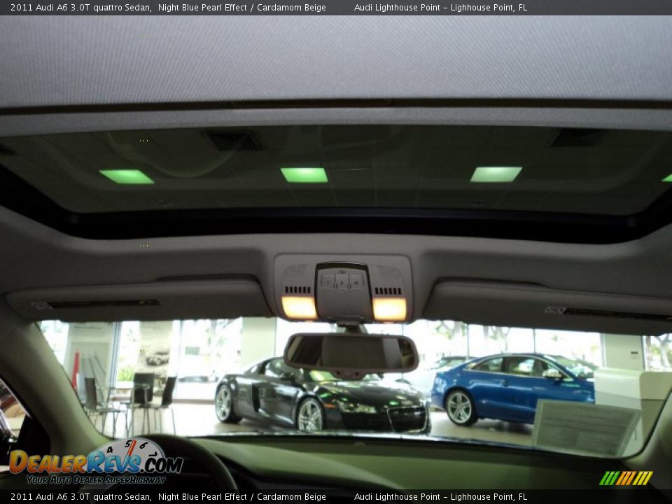 2011 Audi A6 3.0T quattro Sedan Night Blue Pearl Effect / Cardamom Beige Photo #20