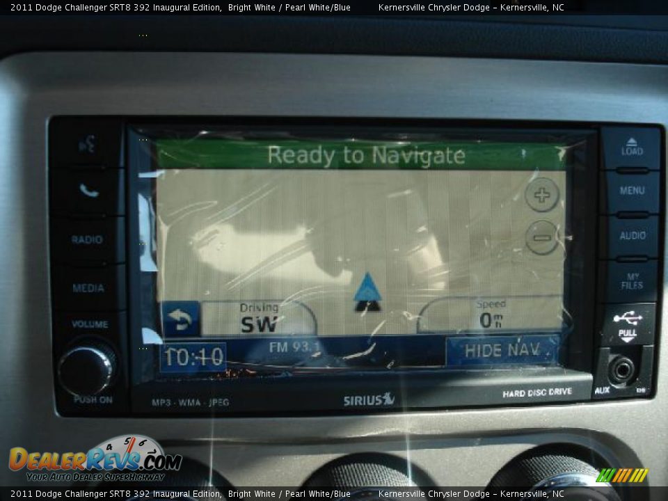 Navigation of 2011 Dodge Challenger SRT8 392 Inaugural Edition Photo #19