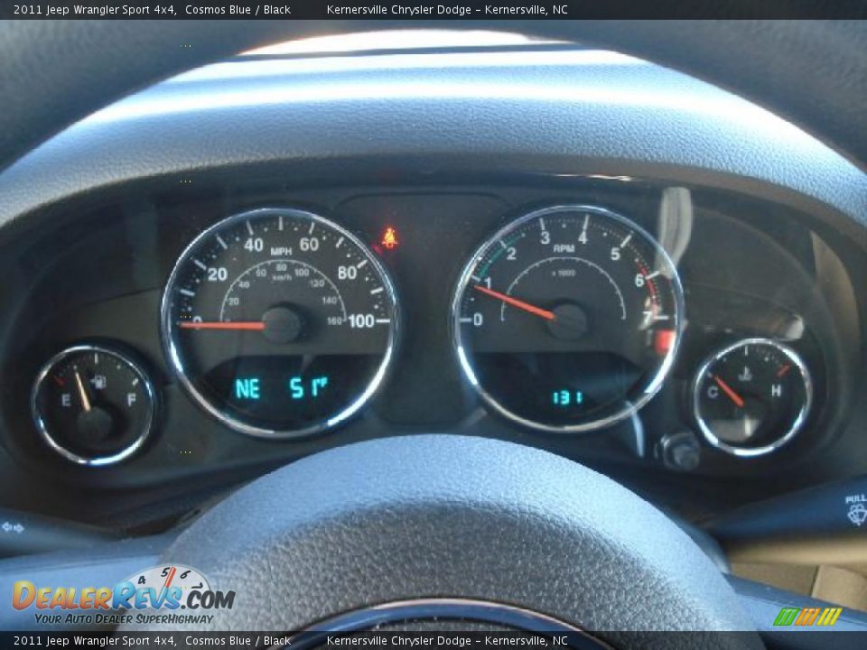 2011 Jeep Wrangler Sport 4x4 Gauges Photo #14