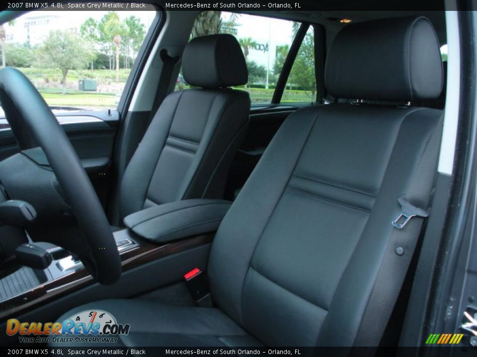 Black Interior - 2007 BMW X5 4.8i Photo #13