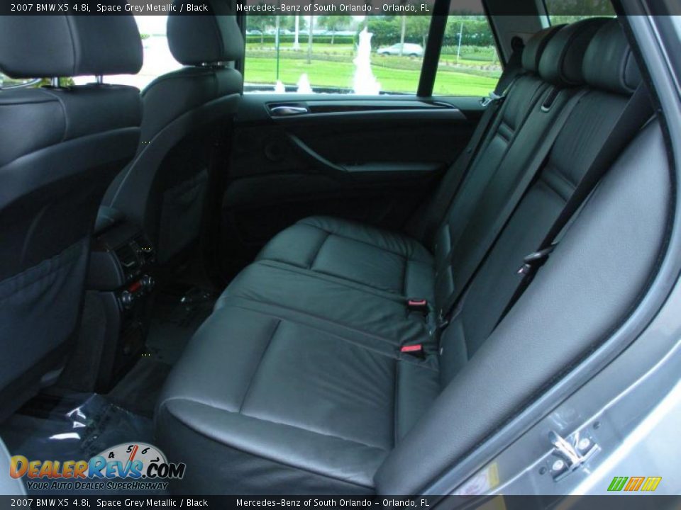 Black Interior - 2007 BMW X5 4.8i Photo #14