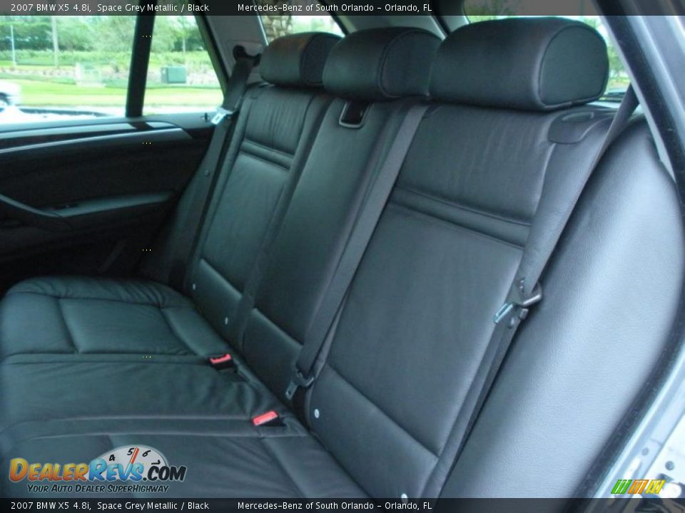 Black Interior - 2007 BMW X5 4.8i Photo #15