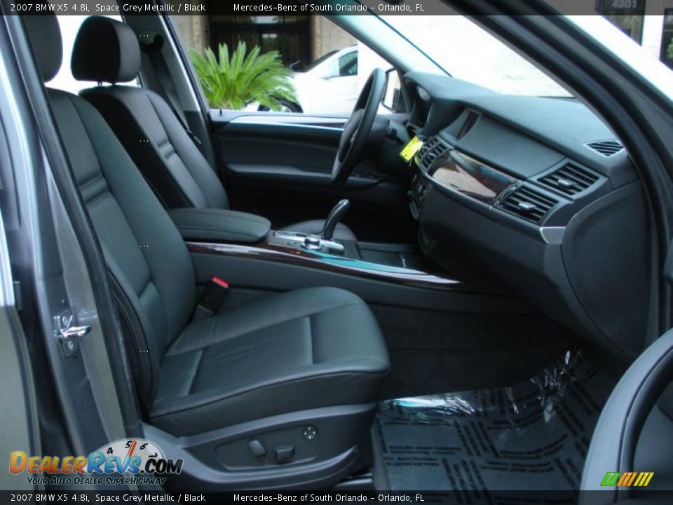 Black Interior - 2007 BMW X5 4.8i Photo #16