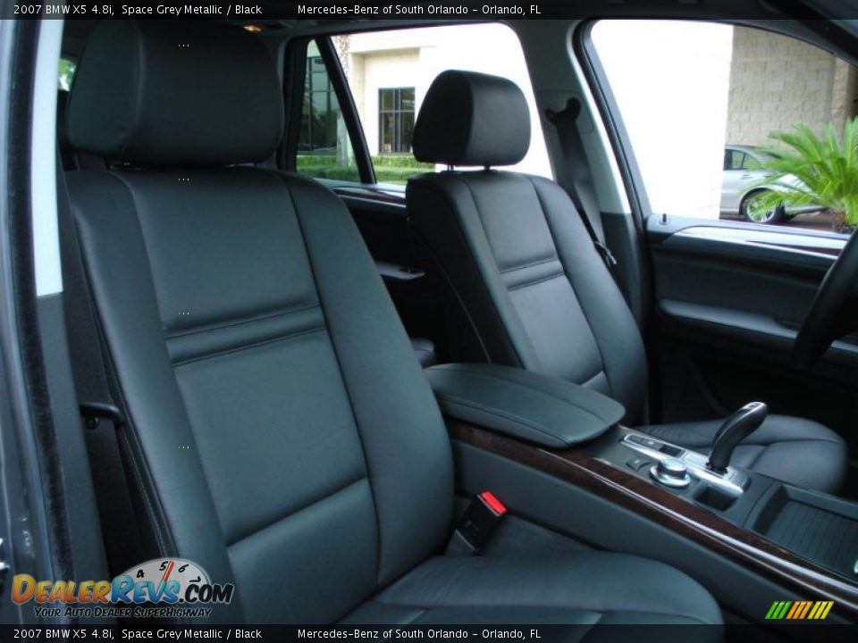 Black Interior - 2007 BMW X5 4.8i Photo #17