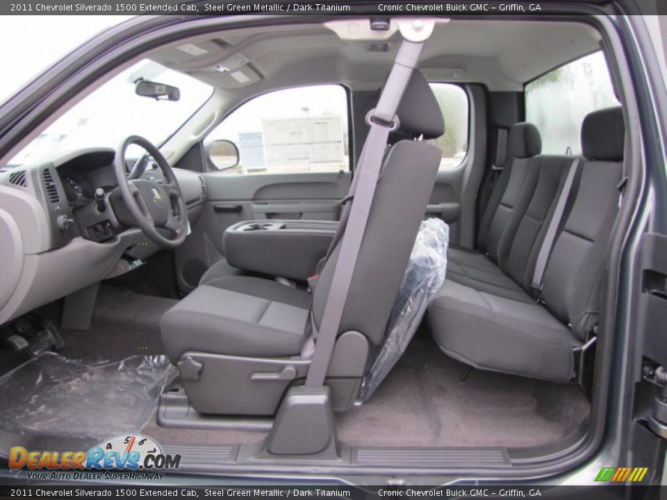 Dark Titanium Interior 2011 Chevrolet Silverado 1500
