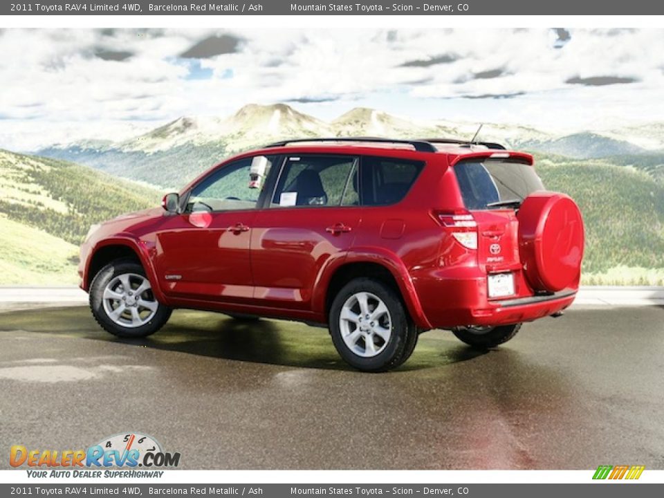2011 Toyota RAV4 Limited 4WD Barcelona Red Metallic / Ash Photo #3