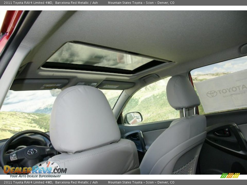 2011 Toyota RAV4 Limited 4WD Barcelona Red Metallic / Ash Photo #8
