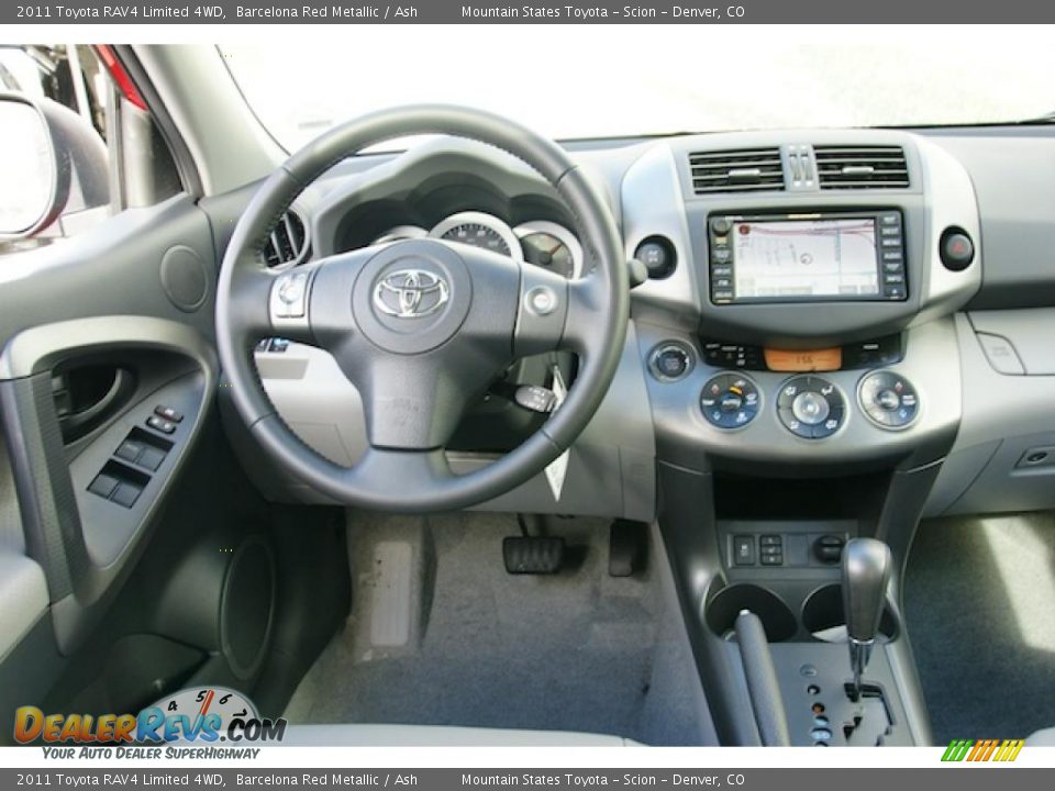2011 Toyota RAV4 Limited 4WD Barcelona Red Metallic / Ash Photo #9