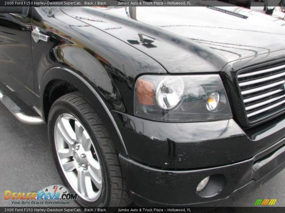 2006 Ford F150 Harley-Davidson SuperCab Black / Black Photo #2