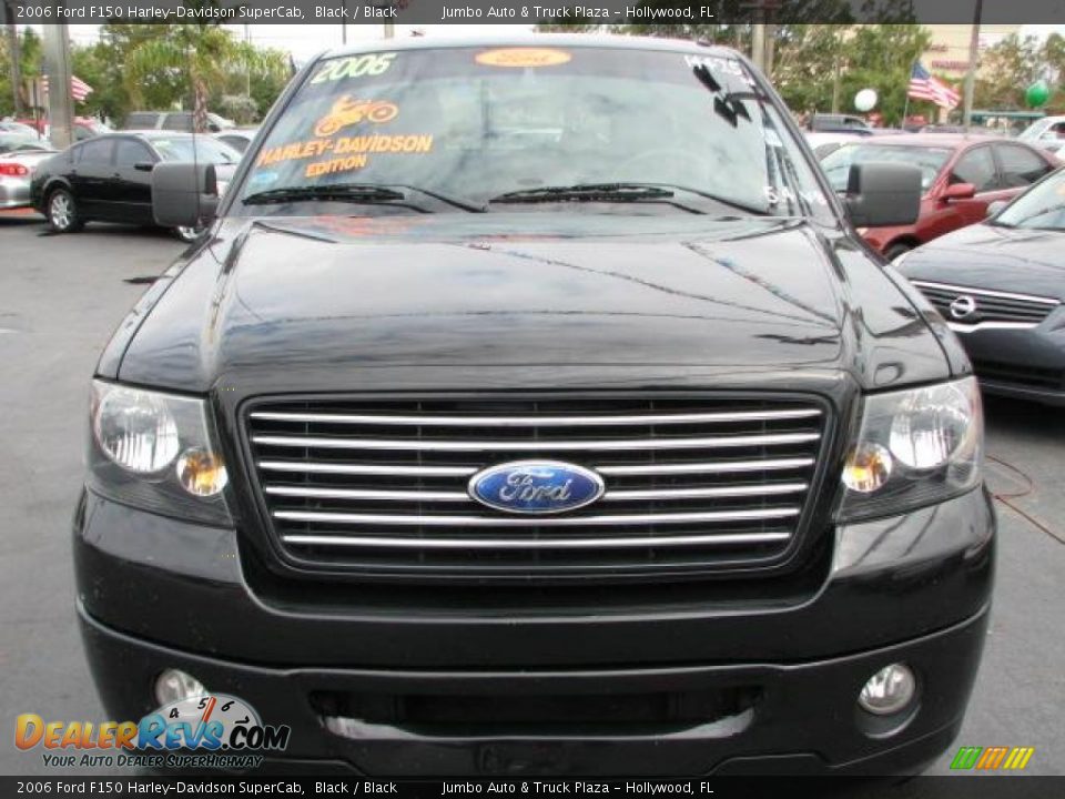 2006 Ford F150 Harley-Davidson SuperCab Black / Black Photo #3