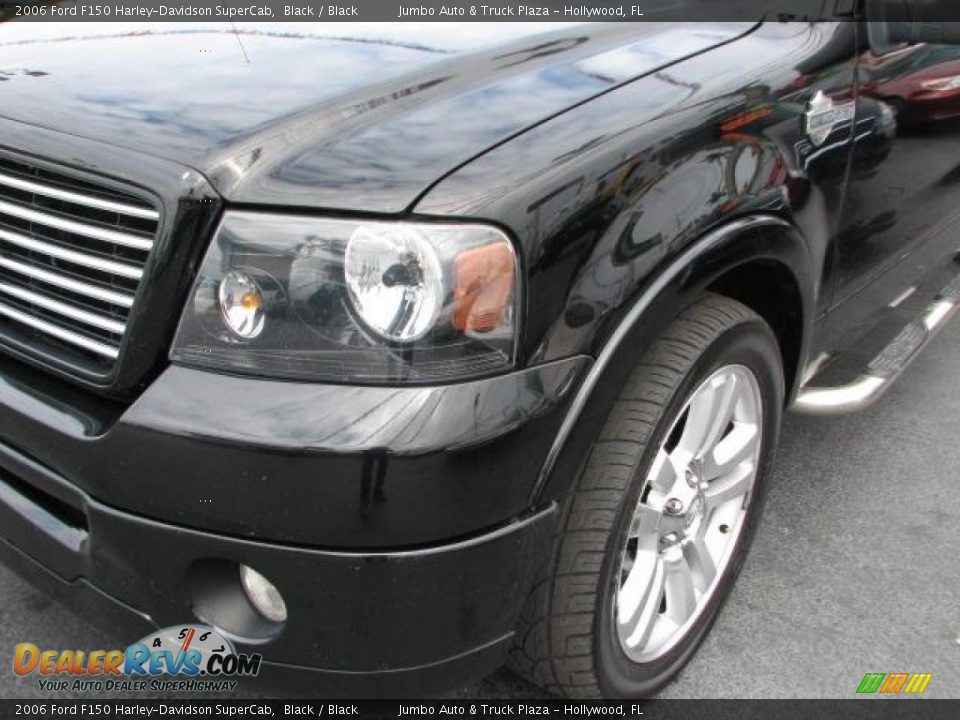 2006 Ford F150 Harley-Davidson SuperCab Black / Black Photo #4