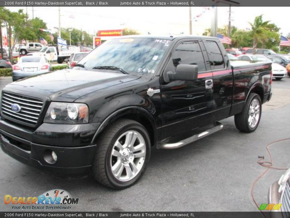 2006 Ford F150 Harley-Davidson SuperCab Black / Black Photo #5