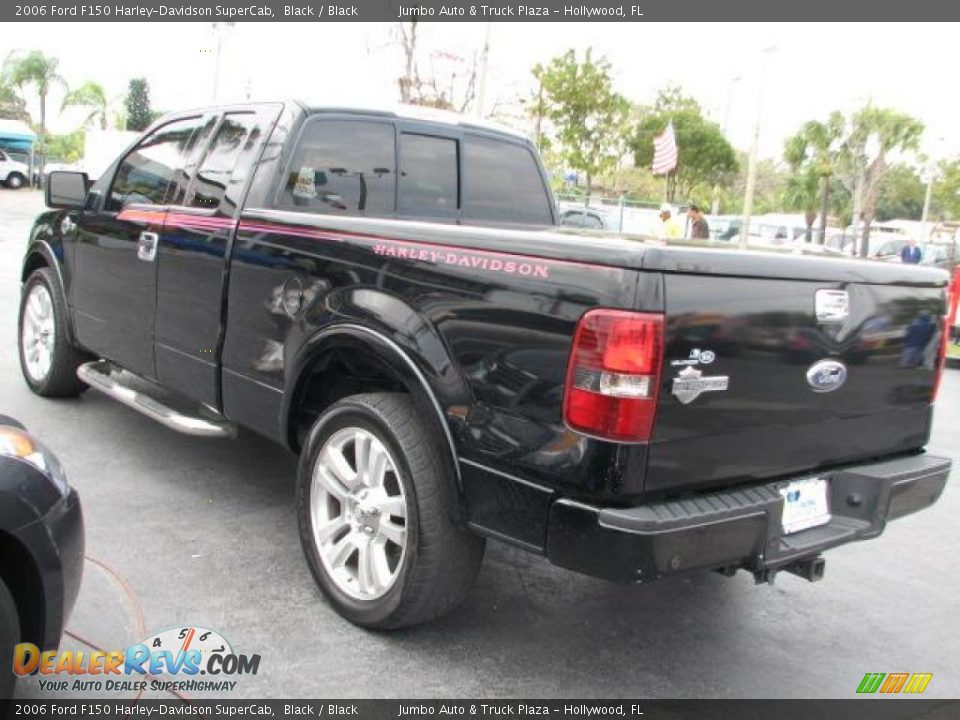 2006 Ford F150 Harley-Davidson SuperCab Black / Black Photo #6