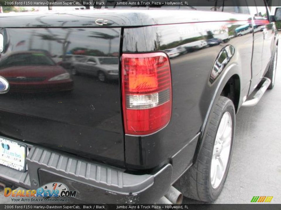 2006 Ford F150 Harley-Davidson SuperCab Black / Black Photo #9