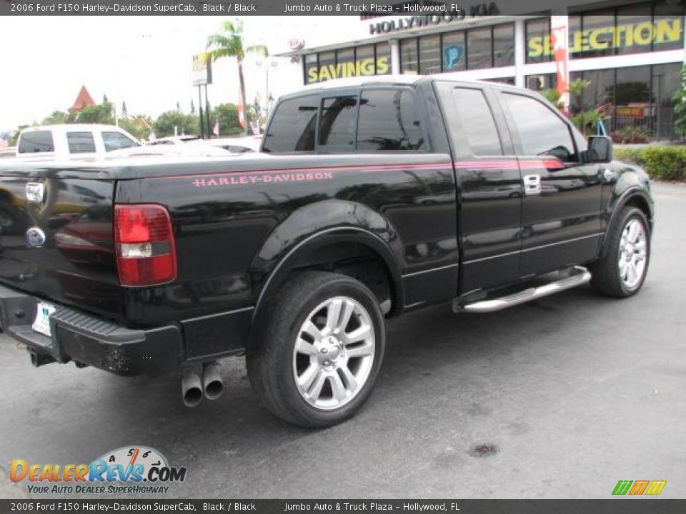 2006 Ford F150 Harley-Davidson SuperCab Black / Black Photo #10