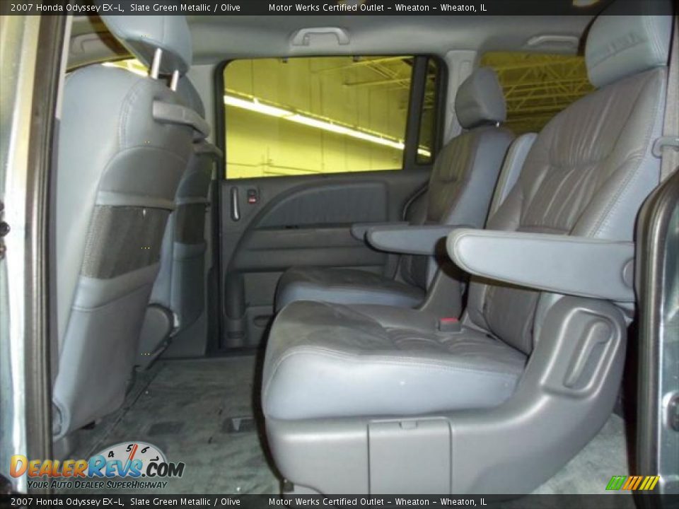 Olive Interior 2007 Honda Odyssey Ex L Photo 13