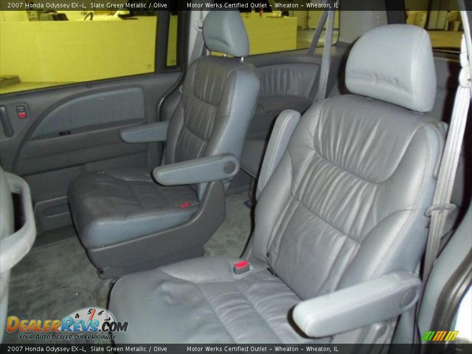 Olive Interior 2007 Honda Odyssey Ex L Photo 14