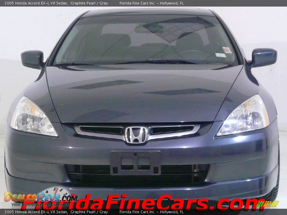 2005 Honda Accord EX-L V6 Sedan Graphite Pearl / Gray Photo #5
