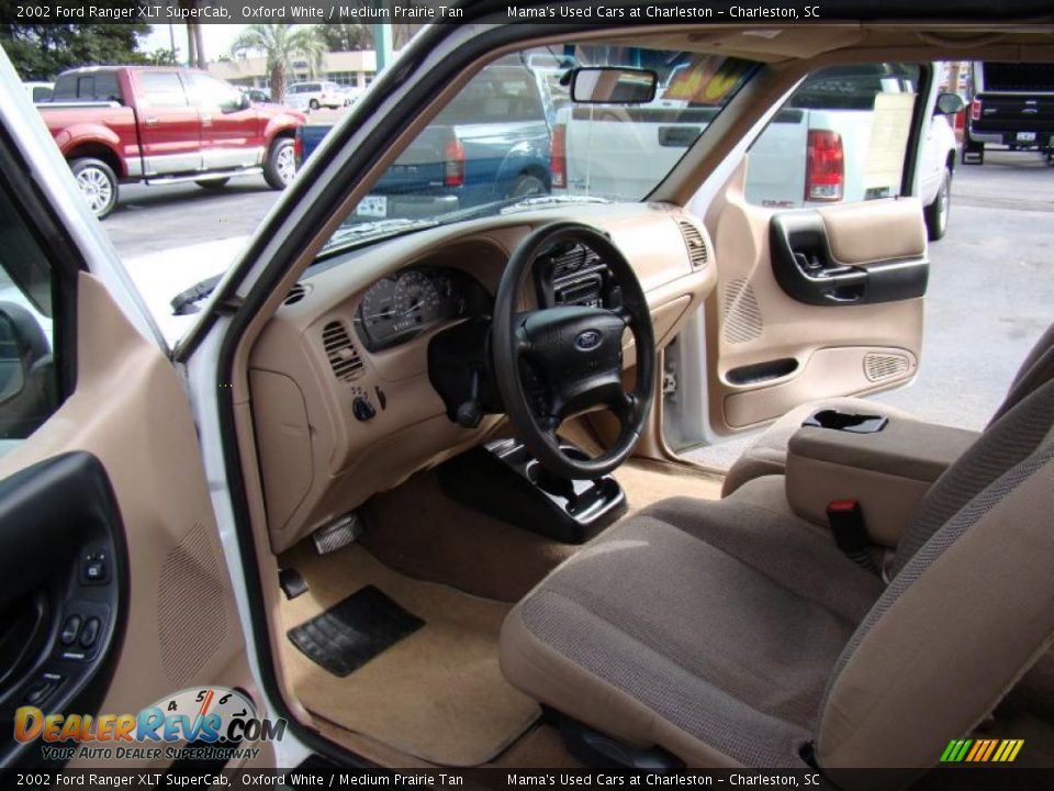 Medium Prairie Tan Interior - 2002 Ford Ranger XLT SuperCab Photo #9