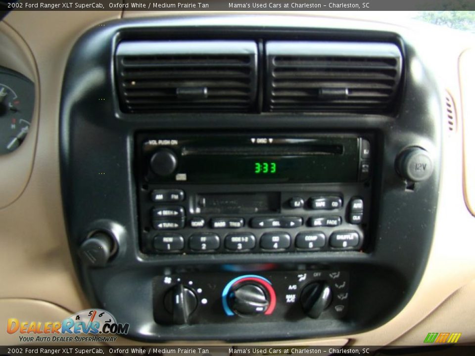 2002 Ford Ranger XLT SuperCab Oxford White / Medium Prairie Tan Photo #20