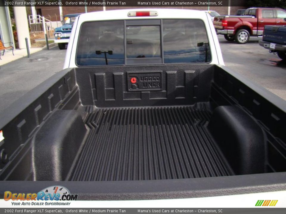 2002 Ford Ranger XLT SuperCab Oxford White / Medium Prairie Tan Photo #31