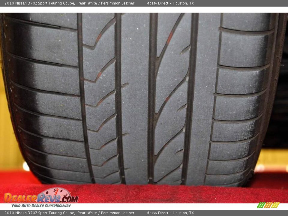2010 Nissan 370Z Sport Touring Coupe Pearl White / Persimmon Leather Photo #7