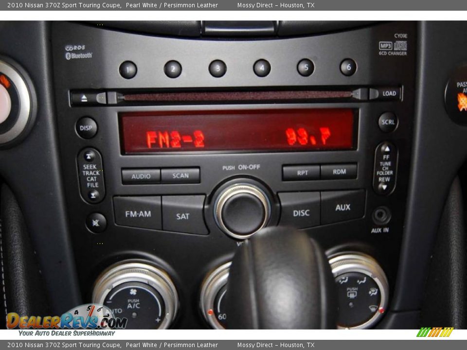 2010 Nissan 370Z Sport Touring Coupe Pearl White / Persimmon Leather Photo #17