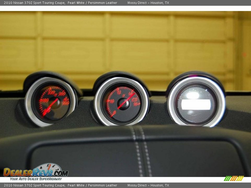 2010 Nissan 370Z Sport Touring Coupe Pearl White / Persimmon Leather Photo #18