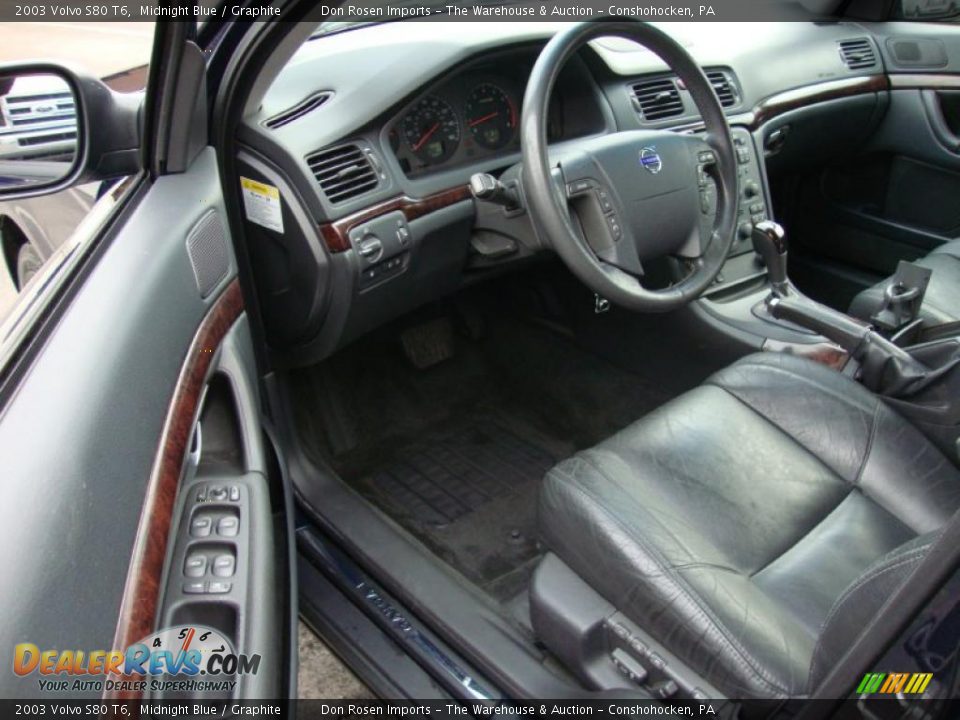 Graphite Interior - 2003 Volvo S80 T6 Photo #13