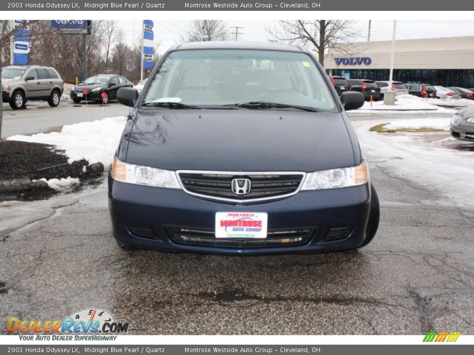 2003 Honda Odyssey LX Midnight Blue Pearl / Quartz Photo #2