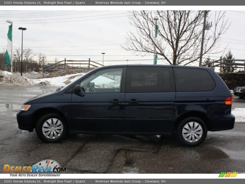 2003 Honda Odyssey LX Midnight Blue Pearl / Quartz Photo #4