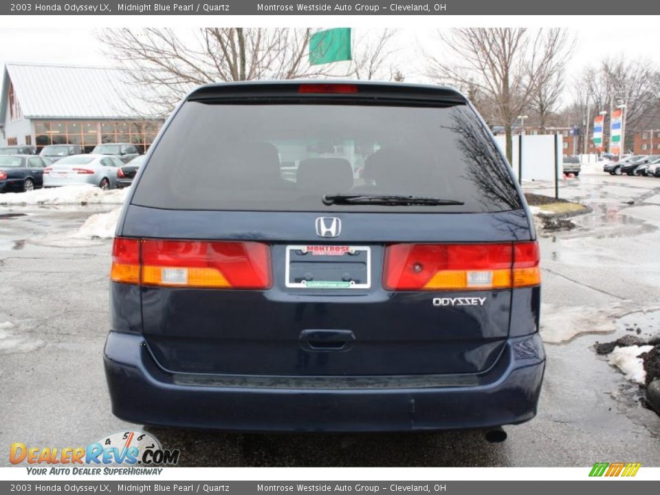 2003 Honda Odyssey LX Midnight Blue Pearl / Quartz Photo #6