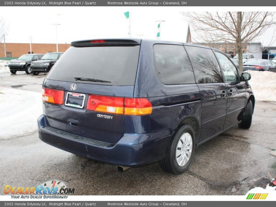 2003 Honda Odyssey LX Midnight Blue Pearl / Quartz Photo #7