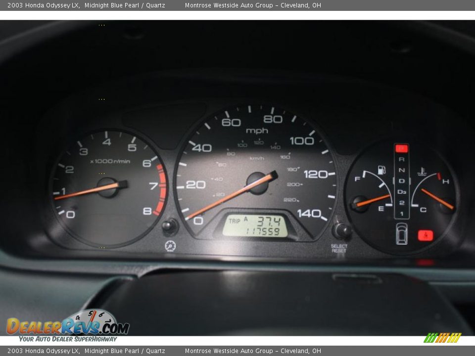 2003 Honda Odyssey LX Gauges Photo #12