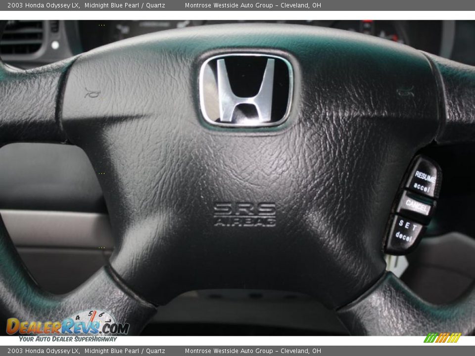 2003 Honda Odyssey LX Midnight Blue Pearl / Quartz Photo #20