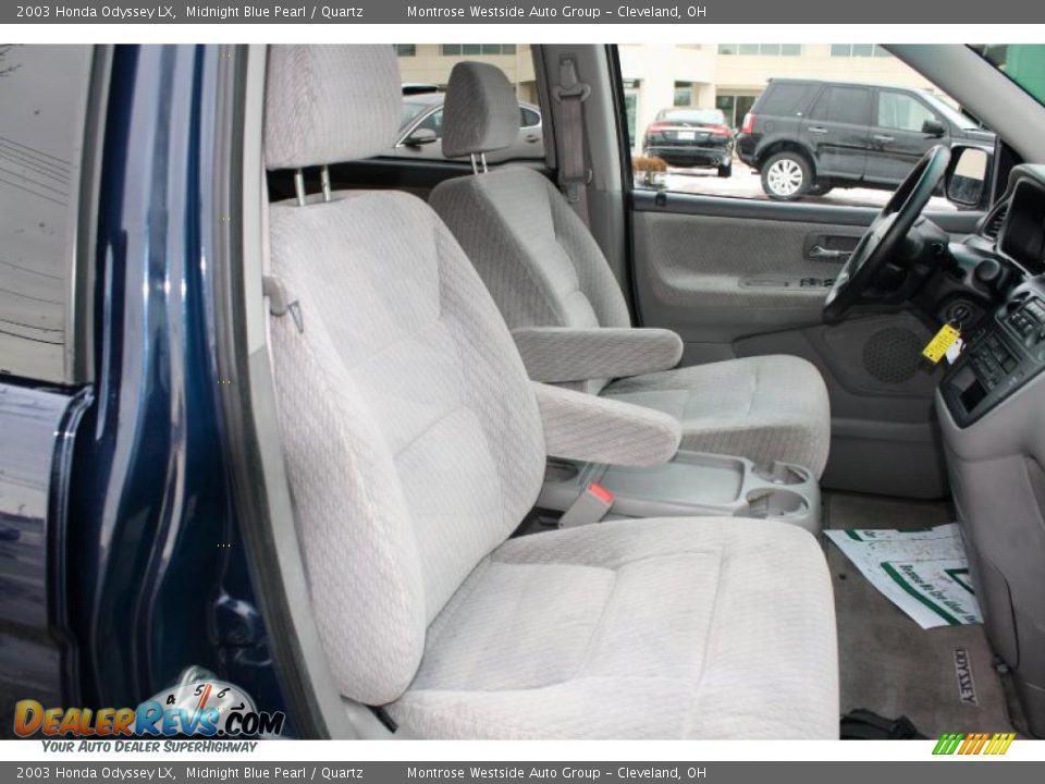 2003 Honda Odyssey LX Midnight Blue Pearl / Quartz Photo #21