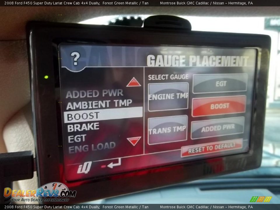 2008 Ford F450 Super Duty Lariat Crew Cab 4x4 Dually Forest Green Metallic / Tan Photo #34
