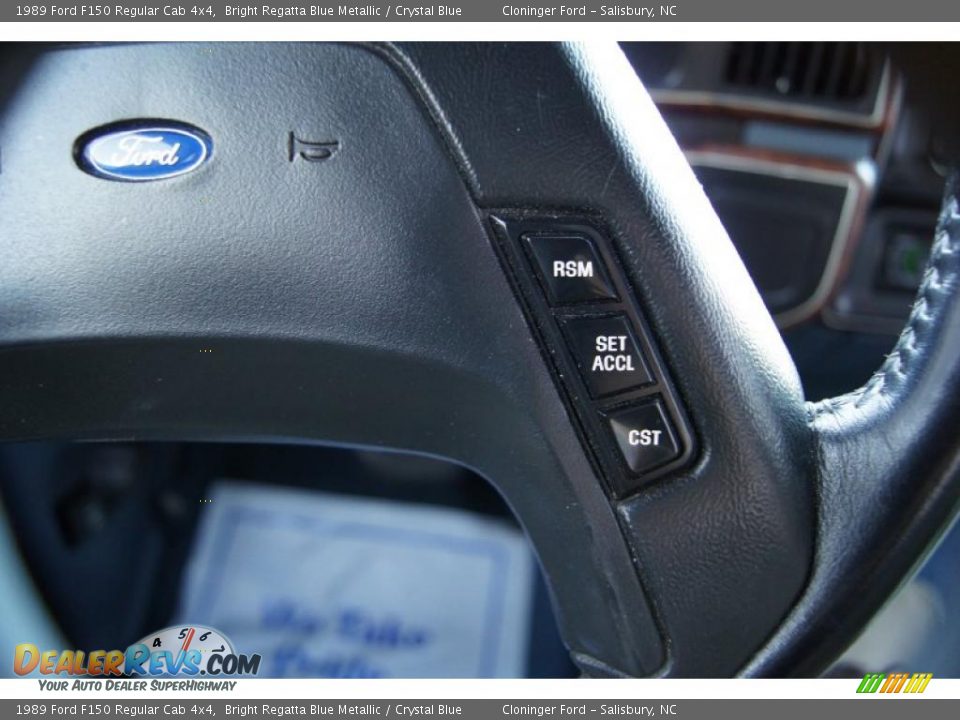 1989 Ford F150 Regular Cab 4x4 Steering Wheel Photo #21