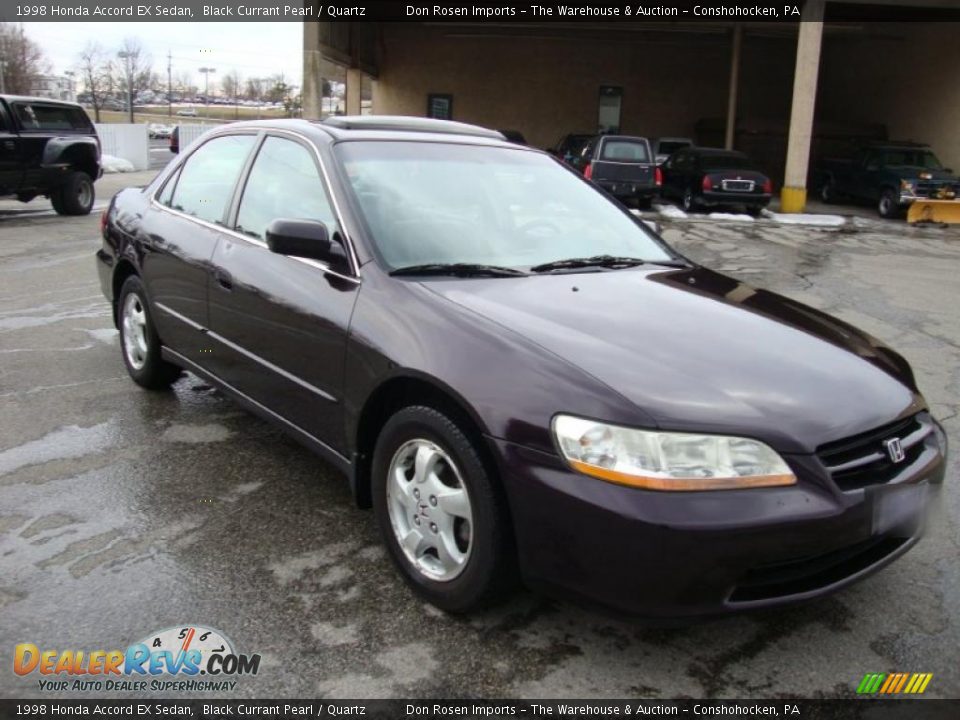 Black 1998 honda accord sedan #1