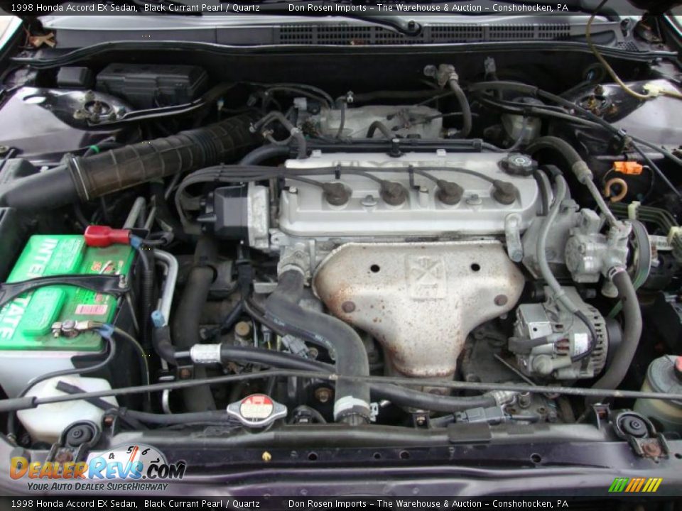 1998 Honda Accord EX Sedan 2.3 Liter SOHC 16-Valve VTEC 4 Cylinder Engine Photo #34