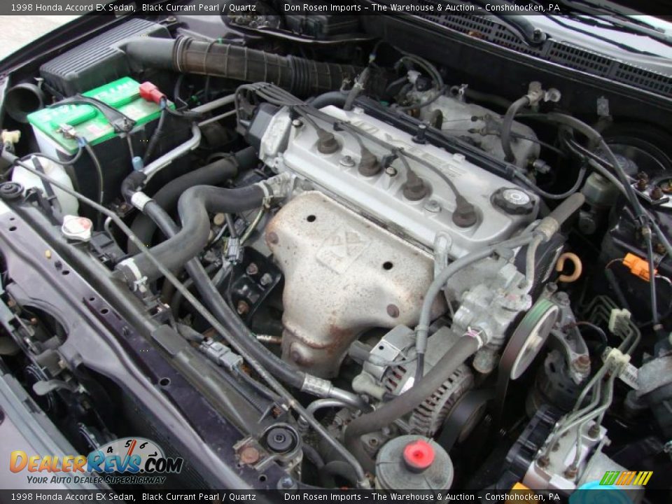 1998 Honda Accord EX Sedan 2.3 Liter SOHC 16-Valve VTEC 4 Cylinder Engine Photo #35