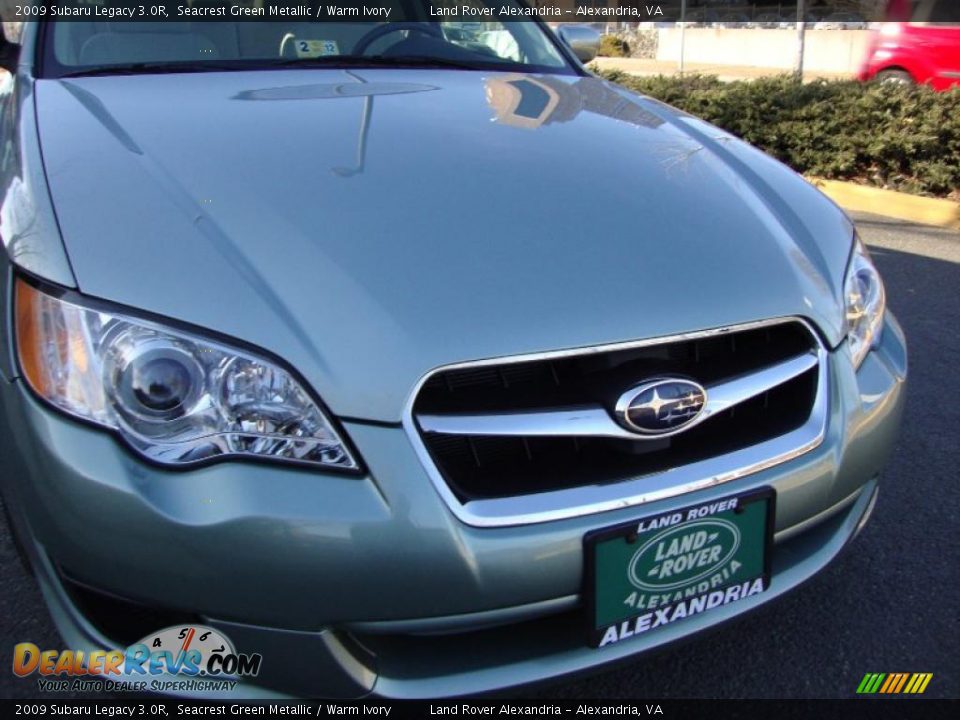 2009 Subaru Legacy 3.0R Seacrest Green Metallic / Warm Ivory Photo #9