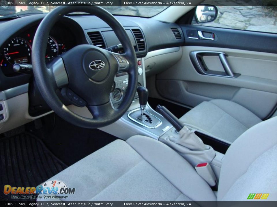 Warm Ivory Interior - 2009 Subaru Legacy 3.0R Photo #12