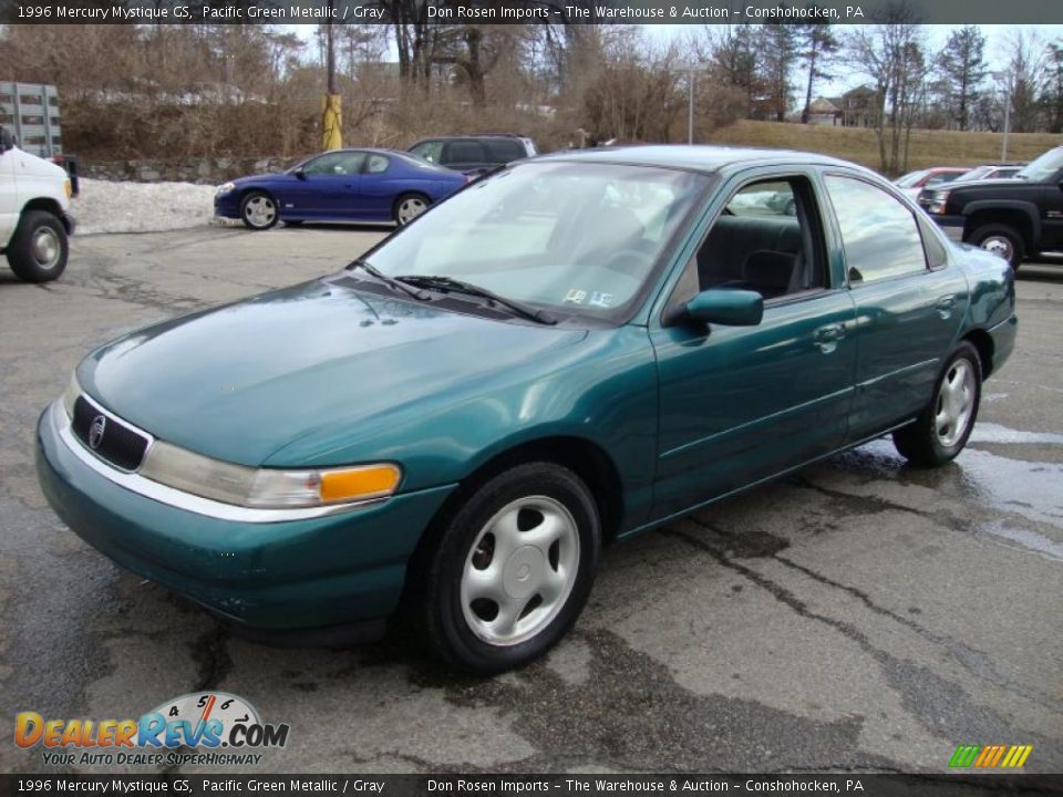 1996 Mercury Mystique GS Pacific Green Metallic / Gray Photo #2