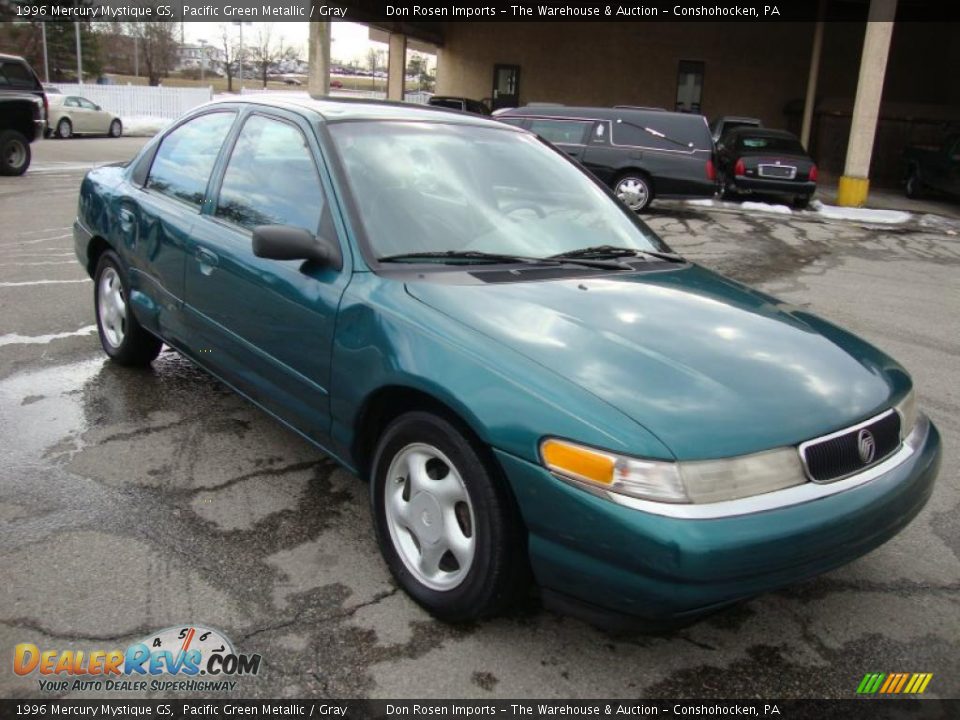 1996 Mercury Mystique GS Pacific Green Metallic / Gray Photo #4