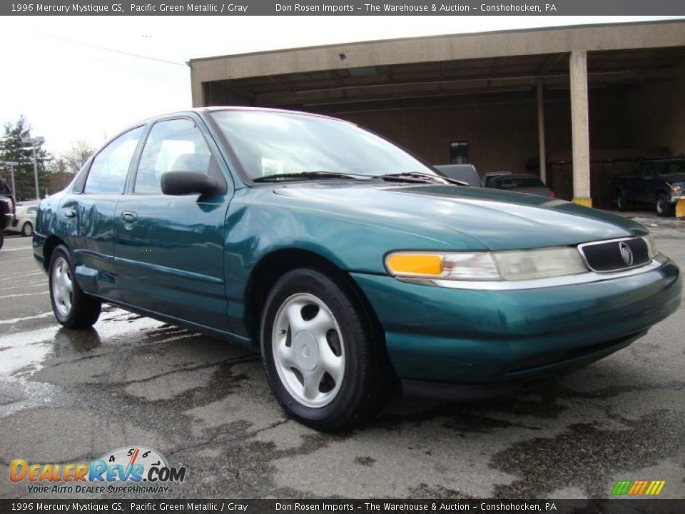 1996 Mercury Mystique GS Pacific Green Metallic / Gray Photo #5