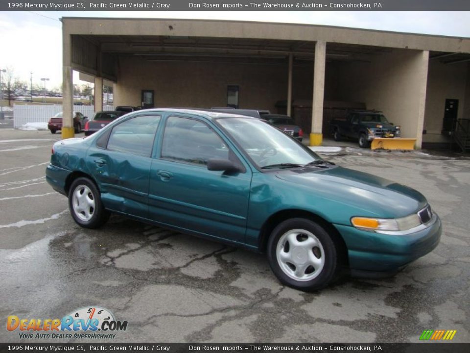 1996 Mercury Mystique GS Pacific Green Metallic / Gray Photo #6