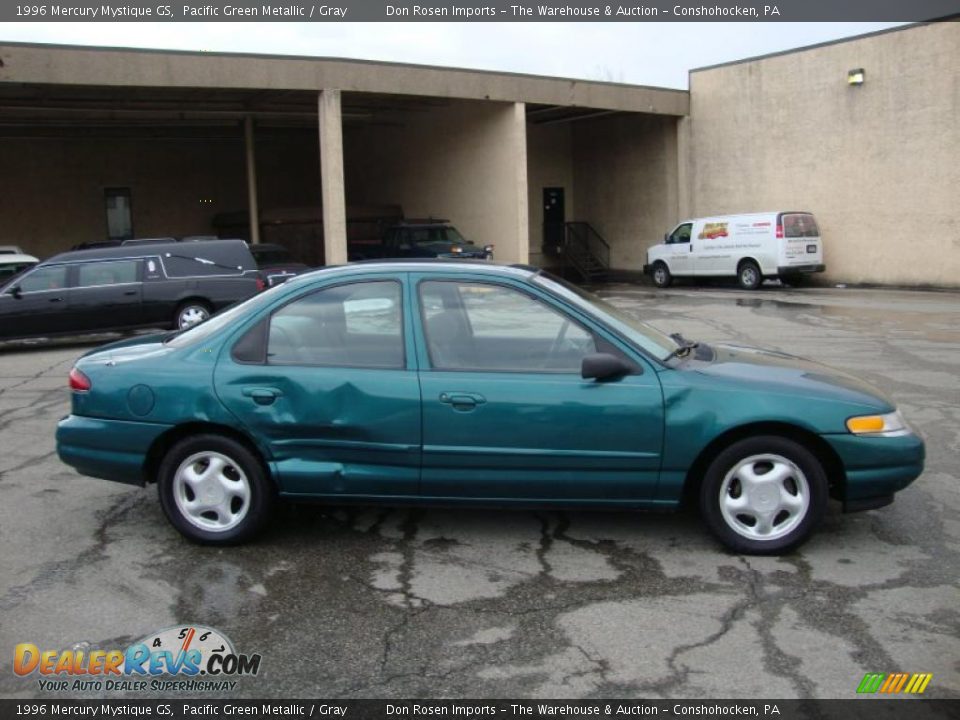 1996 Mercury Mystique GS Pacific Green Metallic / Gray Photo #7