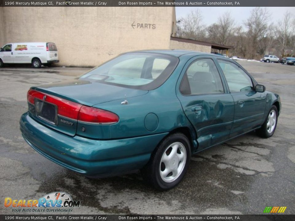 1996 Mercury Mystique GS Pacific Green Metallic / Gray Photo #8