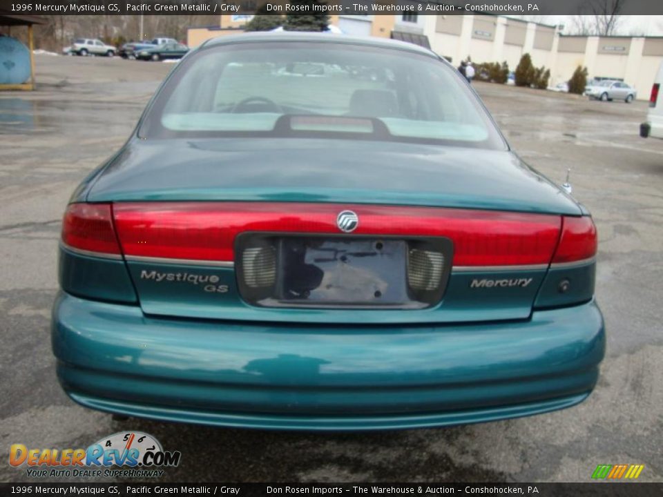 1996 Mercury Mystique GS Pacific Green Metallic / Gray Photo #9